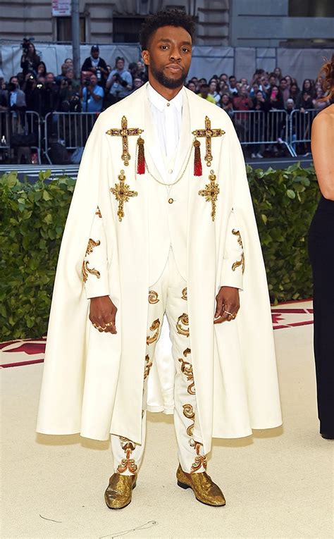 Chadwick Boseman at MET Gala 2018 